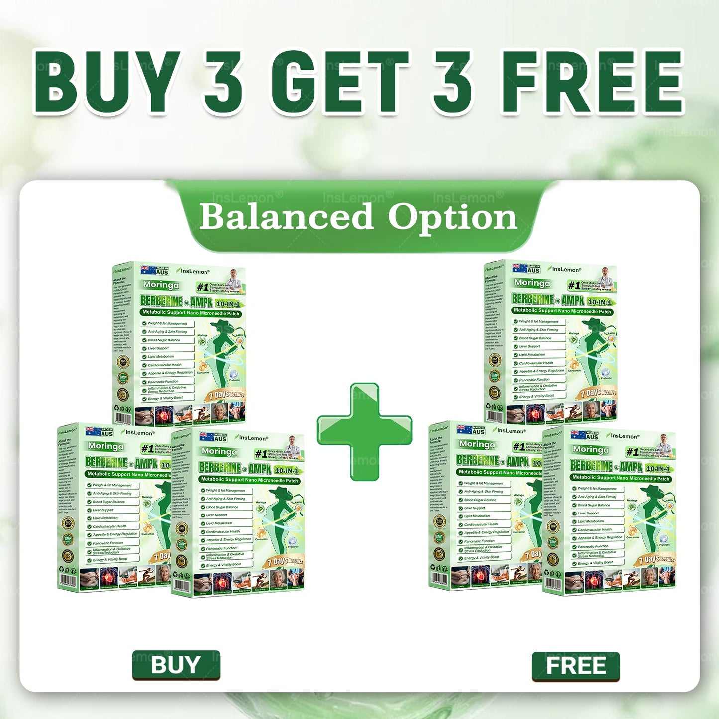🧬𝐈𝐧𝐬𝐋𝐞𝐦𝐨𝐧® 𝗠𝗼𝗿𝗶𝗻𝗴𝗮 × 𝗕𝗲𝗿𝗯𝗲𝗿𝗶𝗻𝗲 × 𝗔𝗠𝗣𝗞 𝟭𝟬-𝗶𝗻-𝟭 𝗠𝗲𝘁𝗮𝗯𝗼𝗹𝗶𝗰 𝗦𝘂𝗽𝗽𝗼𝗿𝘁 𝗡𝗮𝗻𝗼 𝗠𝗶𝗰𝗿𝗼𝗻𝗲𝗲𝗱𝗹𝗲 𝗣𝗮𝘁𝗰𝗵 (𝐉𝐮𝐬𝐭 𝐨𝐧𝐜𝐞 𝐚 𝐝𝐚𝐲, 𝐯𝐢𝐬𝐢𝐛𝐥𝐞 𝐜𝐡𝐚𝐧𝐠𝐞𝐬 𝐢𝐧 𝟕 𝐝𝐚𝐲𝐬） ✅ 𝐅𝐨𝐫 𝐨𝐛𝐞𝐬𝐢𝐭𝐲, 🅛🅞🅞🅢🅔 🅢🅚🅘🅝,𝐝𝐢𝐚𝐛𝐞𝐭𝐞𝐬, 𝐬𝐥𝐞𝐞𝐩 𝐚𝐩𝐧𝐞𝐚, 𝐣𝐨𝐢𝐧𝐭 𝐢𝐬𝐬𝐮𝐞𝐬, 𝐚𝐧𝐝 𝐦𝐨𝐫𝐞