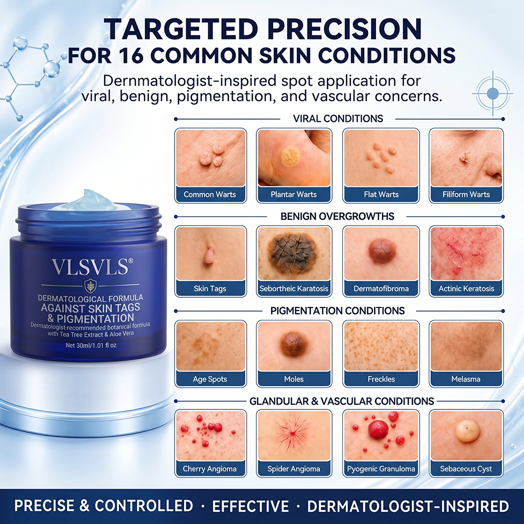 💡💡𝑽𝑳𝑺𝑽𝑳𝑺® 7-Day Skin Tag & Spot Eraser Cream (Pain-Free Formula – No Scarring) 🌱