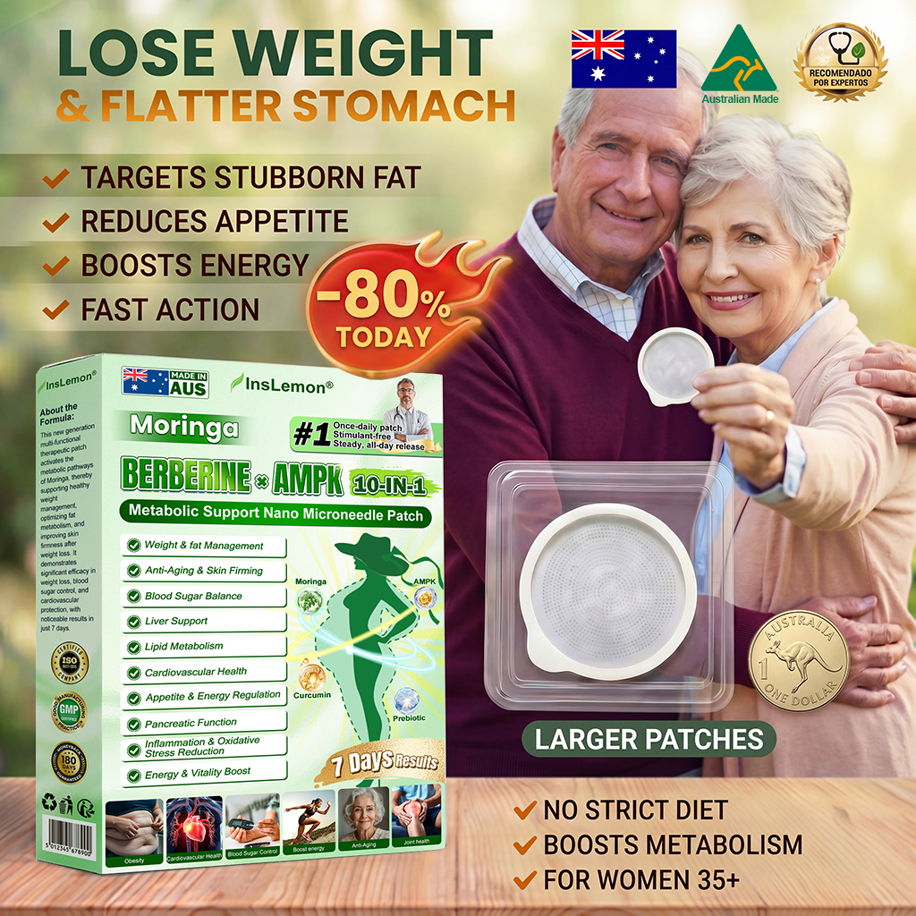 🧬𝐈𝐧𝐬𝐋𝐞𝐦𝐨𝐧® 𝗠𝗼𝗿𝗶𝗻𝗴𝗮 × 𝗕𝗲𝗿𝗯𝗲𝗿𝗶𝗻𝗲 × 𝗔𝗠𝗣𝗞 𝟭𝟬-𝗶𝗻-𝟭 𝗠𝗲𝘁𝗮𝗯𝗼𝗹𝗶𝗰 𝗦𝘂𝗽𝗽𝗼𝗿𝘁 𝗡𝗮𝗻𝗼 𝗠𝗶𝗰𝗿𝗼𝗻𝗲𝗲𝗱𝗹𝗲 𝗣𝗮𝘁𝗰𝗵 (𝐉𝐮𝐬𝐭 𝐨𝐧𝐜𝐞 𝐚 𝐝𝐚𝐲, 𝐯𝐢𝐬𝐢𝐛𝐥𝐞 𝐜𝐡𝐚𝐧𝐠𝐞𝐬 𝐢𝐧 𝟕 𝐝𝐚𝐲𝐬） ✅ 𝐅𝐨𝐫 𝐨𝐛𝐞𝐬𝐢𝐭𝐲, 🅛🅞🅞🅢🅔 🅢🅚🅘🅝,𝐝𝐢𝐚𝐛𝐞𝐭𝐞𝐬, 𝐬𝐥𝐞𝐞𝐩 𝐚𝐩𝐧𝐞𝐚, 𝐣𝐨𝐢𝐧𝐭 𝐢𝐬𝐬𝐮𝐞𝐬, 𝐚𝐧𝐝 𝐦𝐨𝐫𝐞