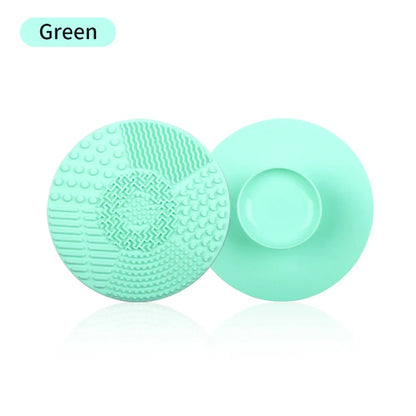 Silicone Makeup Brush Cleaner Mat Cosmetics Brush Cleaning Tool Mat Professional Eyeshadow Foundation Brush Cleaner Mat Makeup