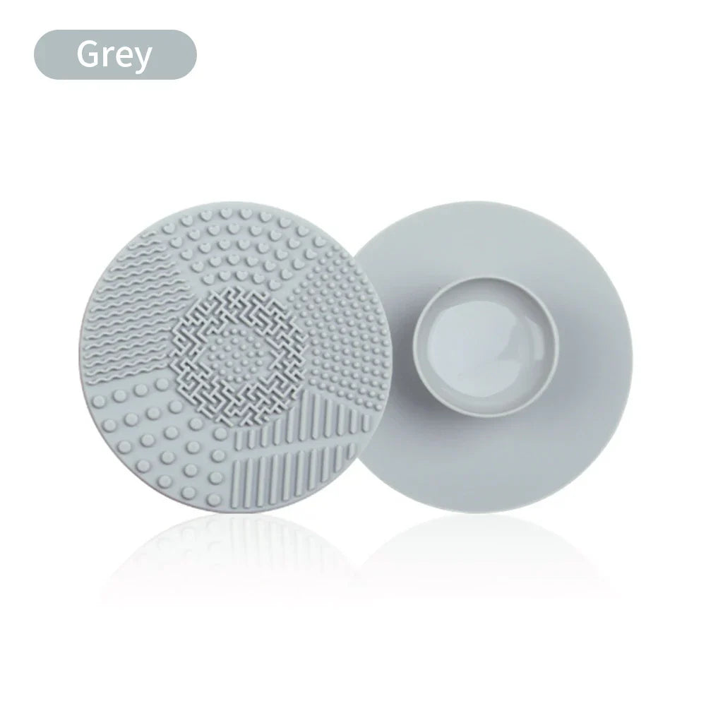 Silicone Makeup Brush Cleaner Mat Cosmetics Brush Cleaning Tool Mat Professional Eyeshadow Foundation Brush Cleaner Mat Makeup